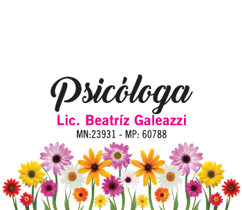 Lic. Beatriz Galeazzi • Psicóloga