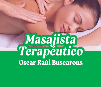 Oscar R. Buscarons • Masajista Terapéutico