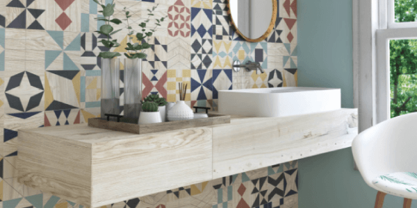 Ideas para revestir las paredes del baño - 2da Parte.