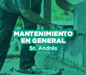 Mantenimiento en general • Sr. Andrés